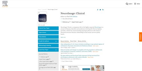 刊登尖端研究 解析 NeuroImage Clinical 期刊及其对神经影像学研究方向的偏重